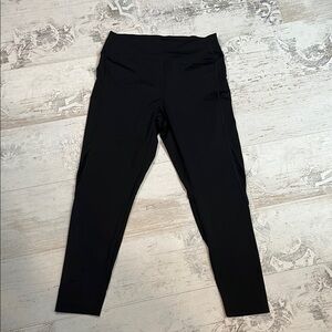 Pink Victorias Secret Ultimate Featherweight Black High-Waisted Leggings Large